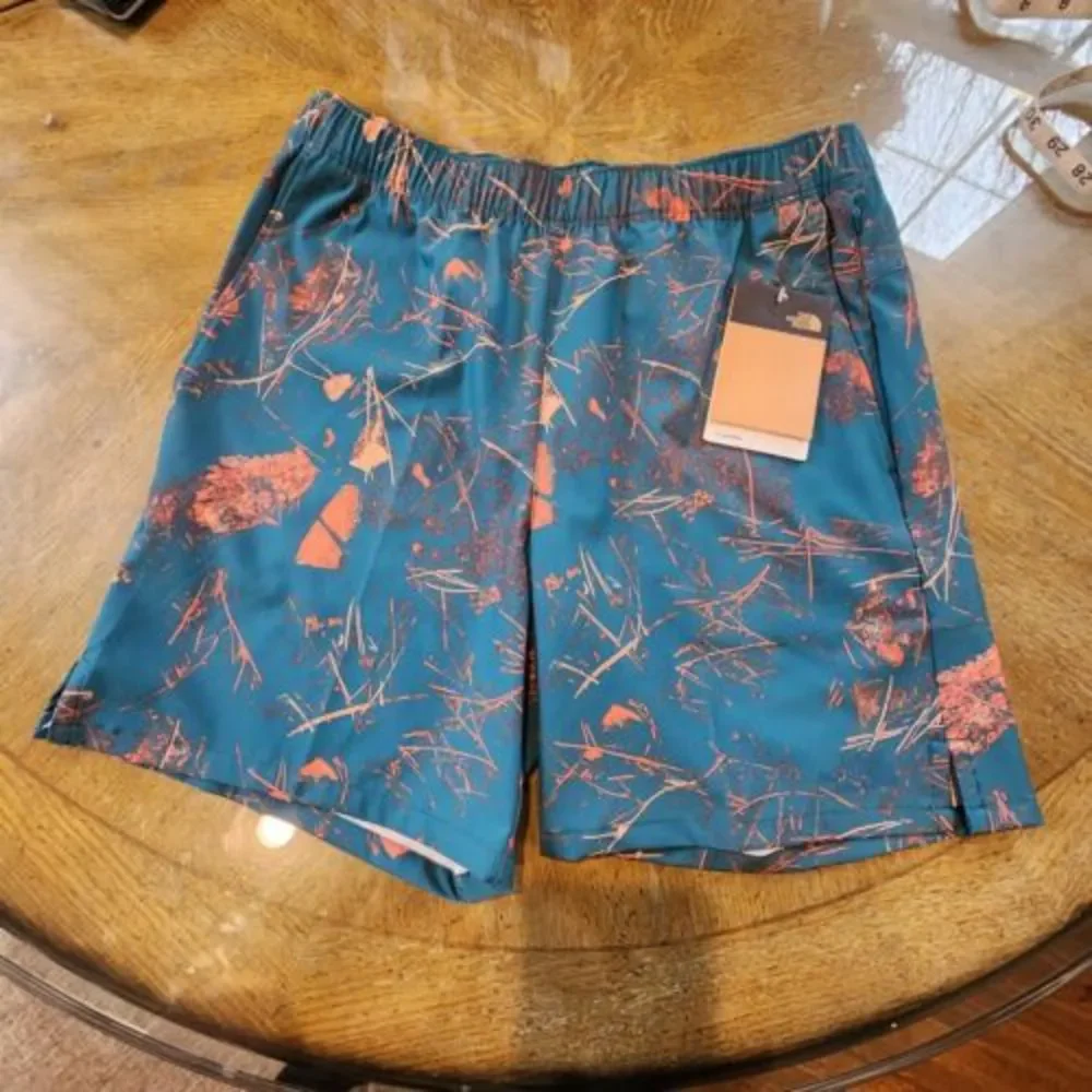 The North Face Men's Wander Blue Coral Valley‎ Print Drawstring Size Large New